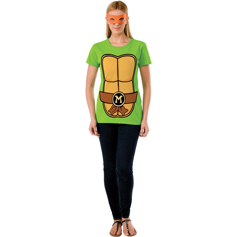 Teenage Mutant Ninja Turtles Michelangelo Adult T Shirt Kit for the 2022 Costume season.