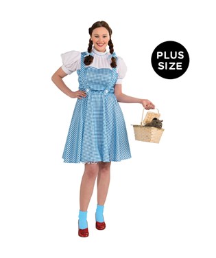 Wizard Of Oz Dorothy Adult Plus Costume