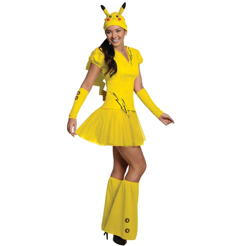 Pokemon Pikachu Adult Costume for the 2022 Costume season.