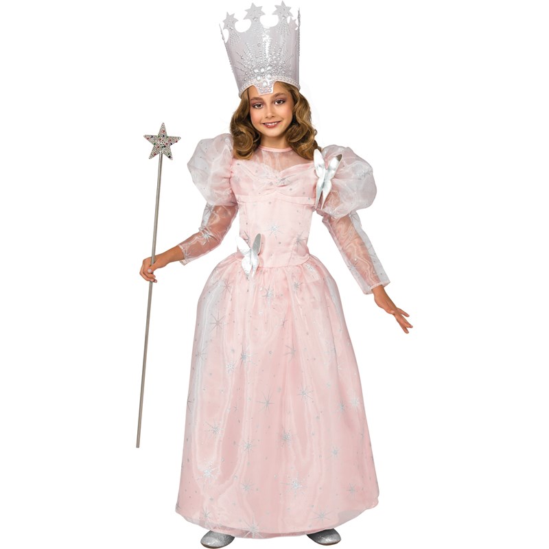 Wizard Of Oz Glinda The Good Witch Deluxe Child Costume for the 2022 Costume season.