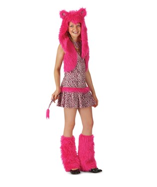 Pink Leopard Child Costume