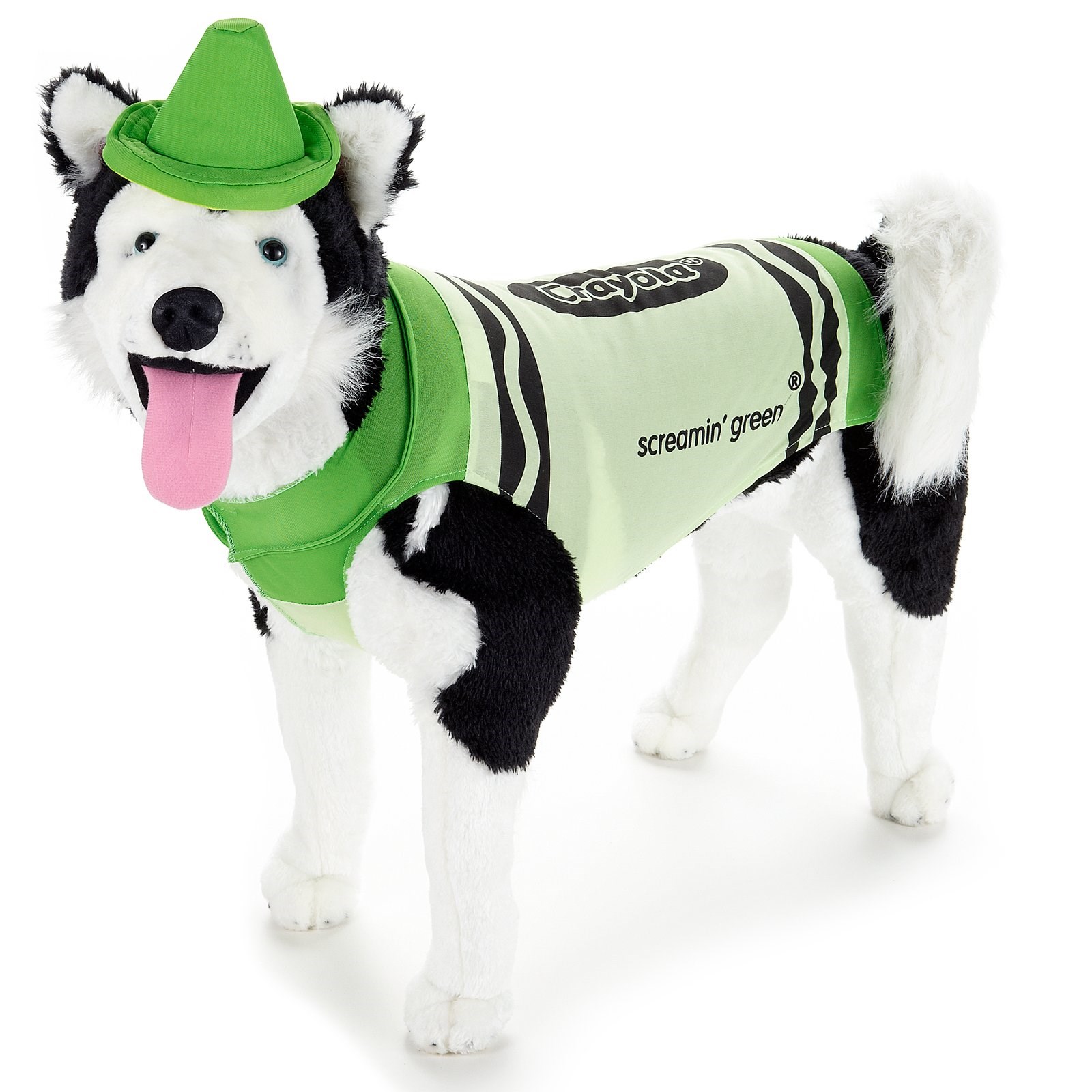 Crayola Green Crayon Pet Costume - Clearance Size Small