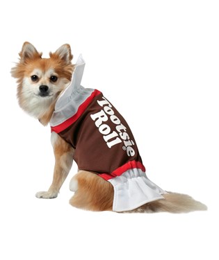 Tootsie Roll Dog Costume – Clearance Size XS