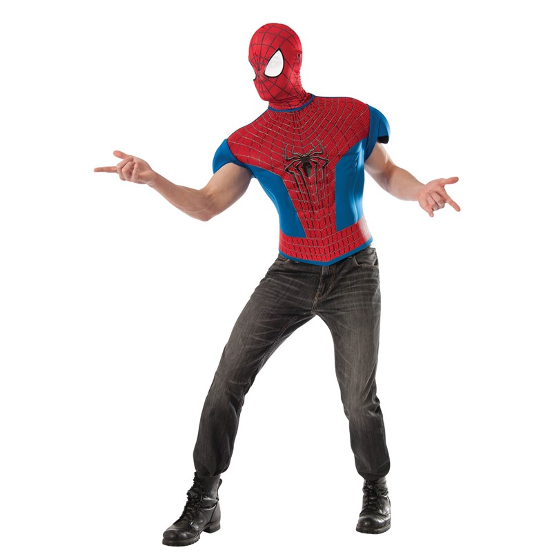 The Amazing Spider Man 2 Muscle Shirt Costume Kit Adult for the 2022 Costume season.
