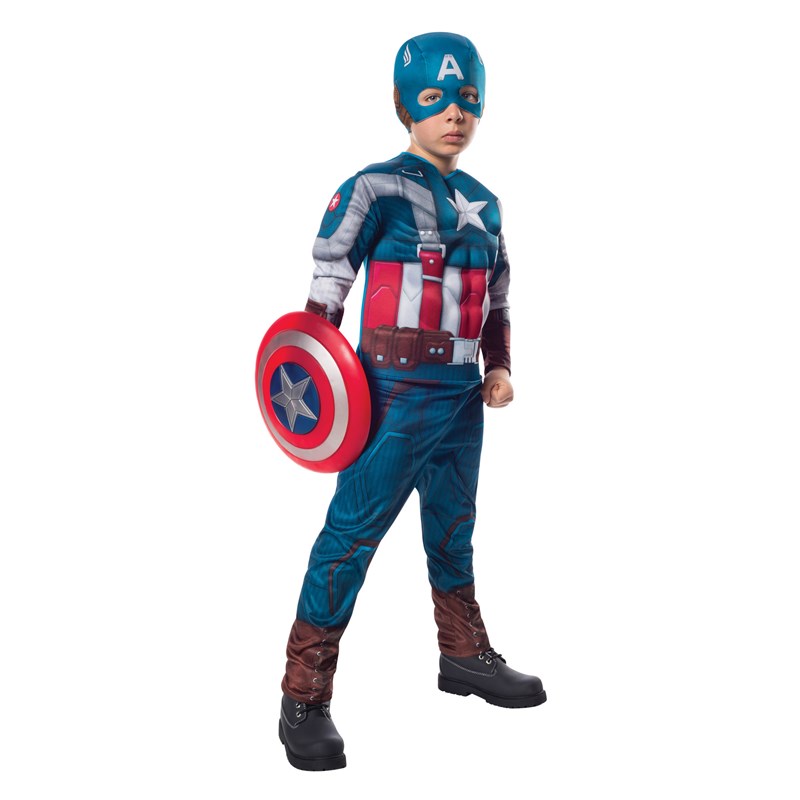 Captain America The Winter Soldier Deluxe Retro Child Costume for the 2022 Costume season.