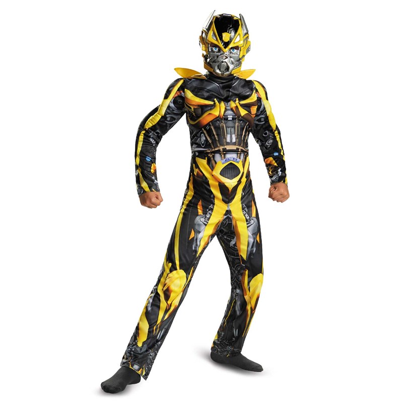 Transformers 4 Age of Extinction Bumblebee Muscle Child Costume for the 2022 Costume season.