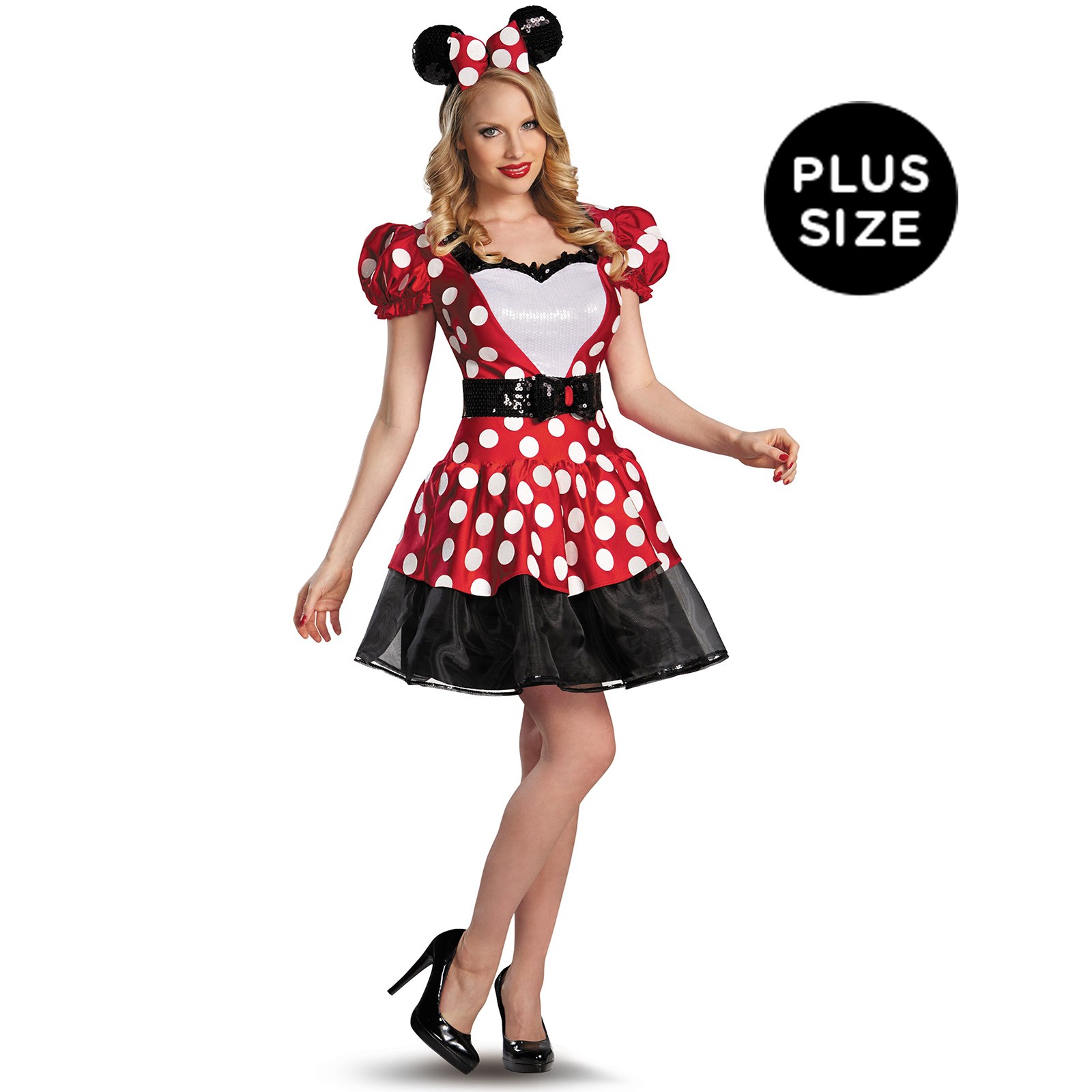 Red Minnie Plus Size Glam Costume
