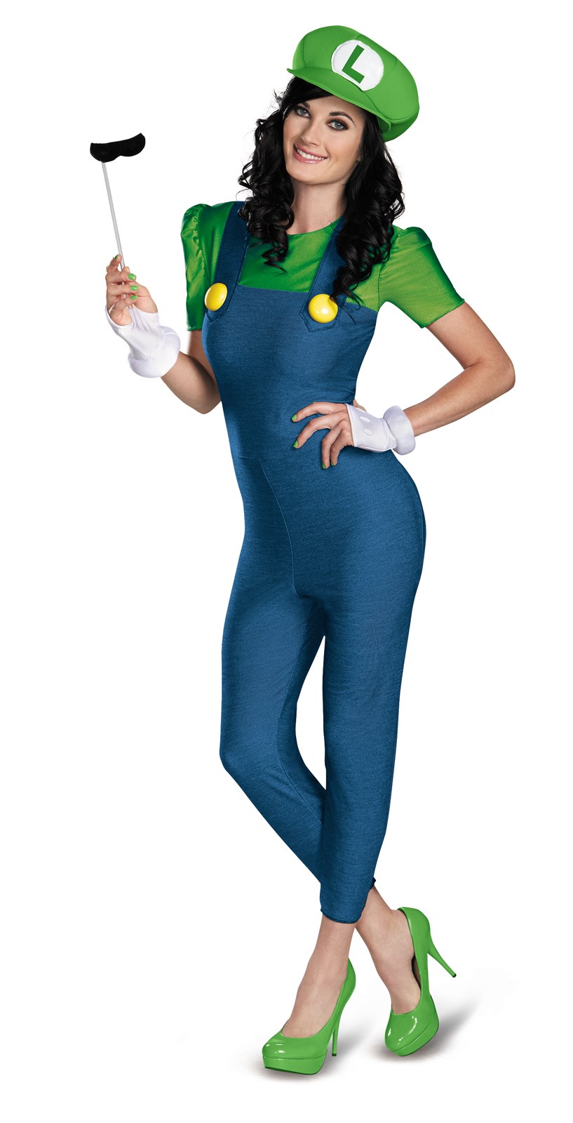 Super Mario Brothers – Deluxe Female Luigi Costume
