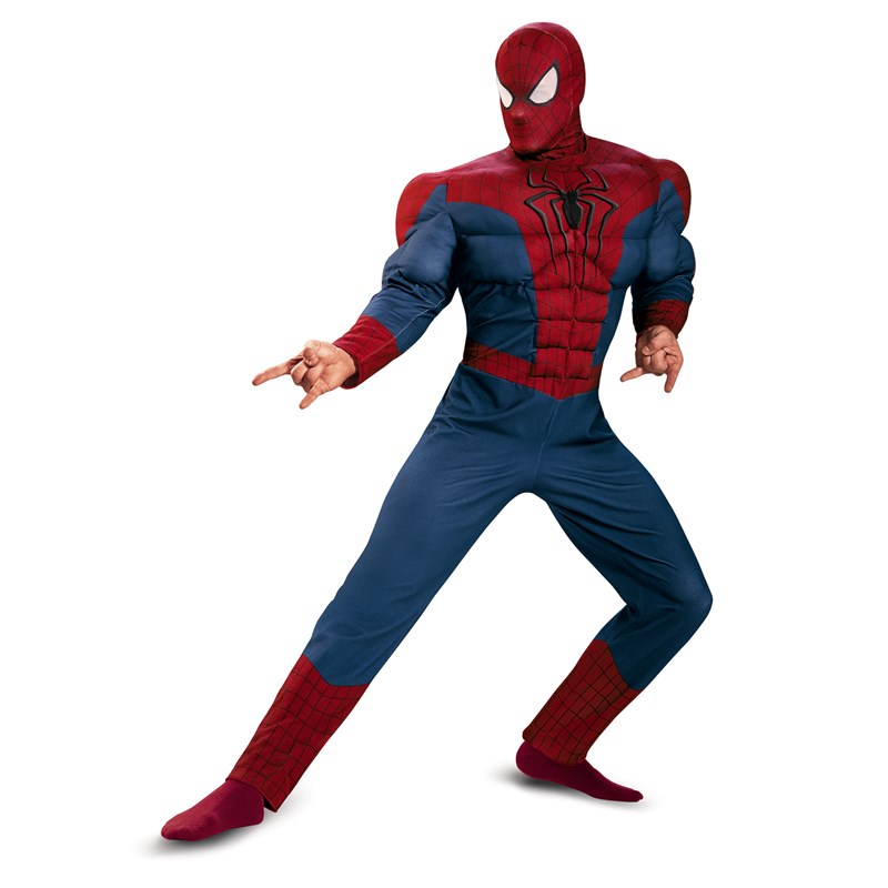 Spider Man Movie 2   Adult Muscle Chest Costume for the 2022 Costume season.