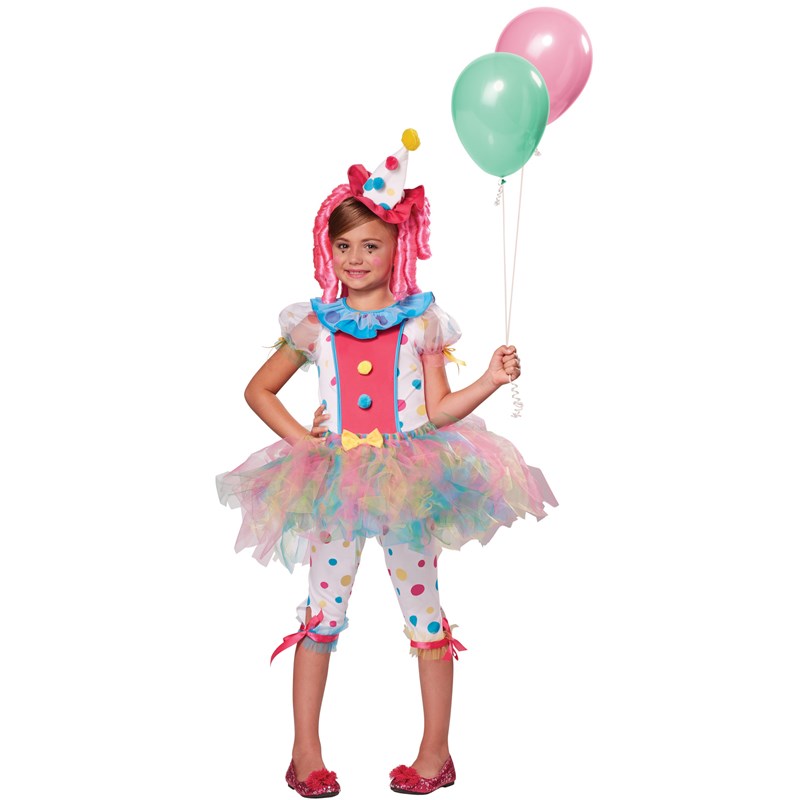 Rainbow Clown Child Costume for the 2022 Costume season.