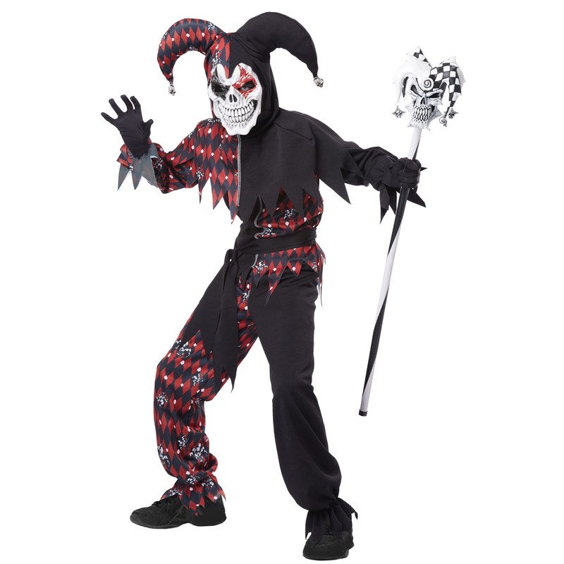 Sinister Jester Child Costume for the 2022 Costume season.