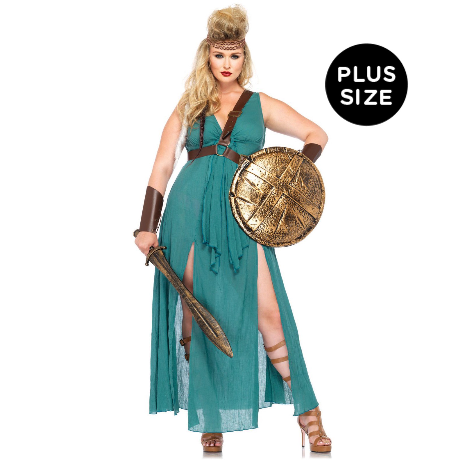 Medieval Warrior Maiden Adult Plus Size Costume