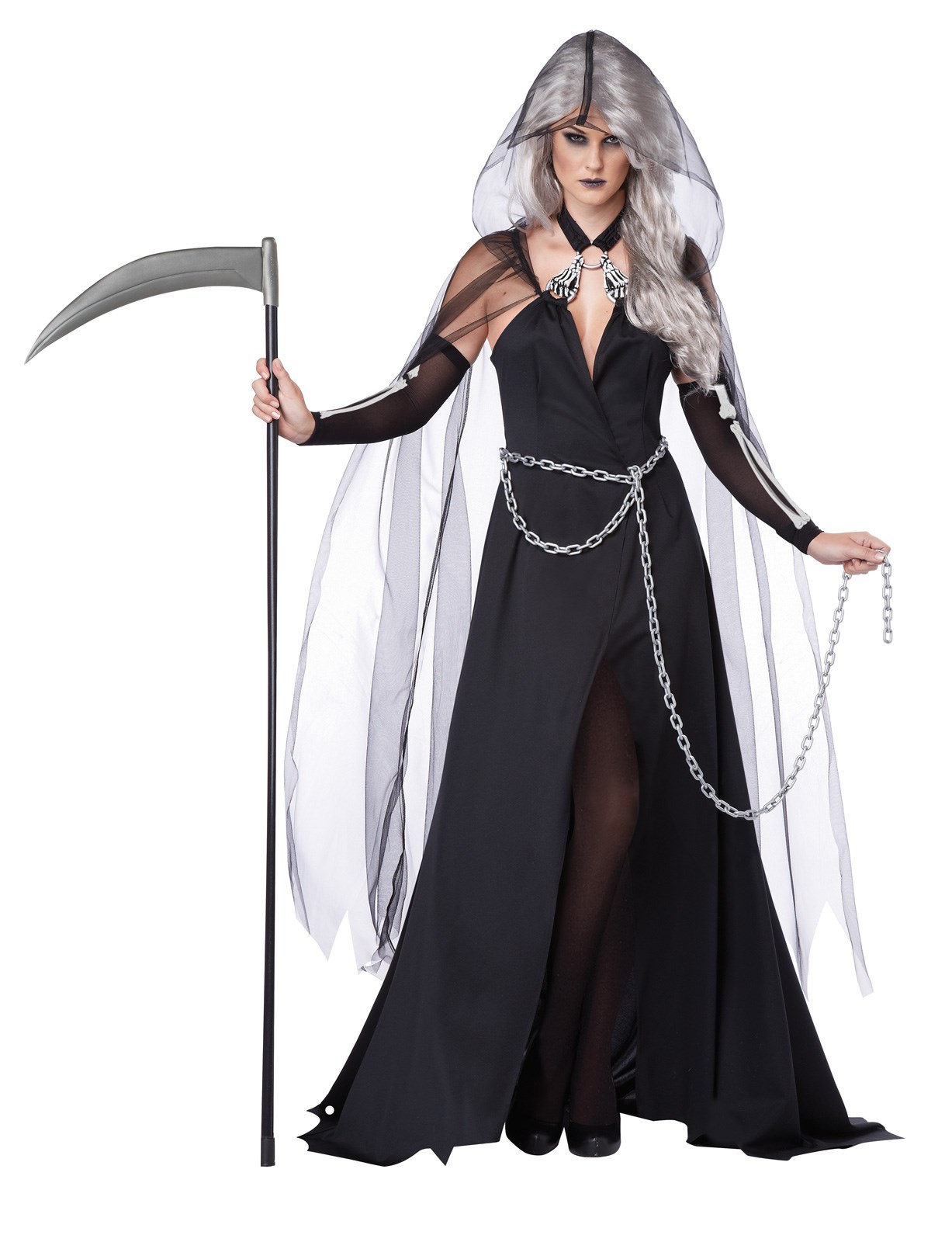 Lady Grim Reaper Scary Costume