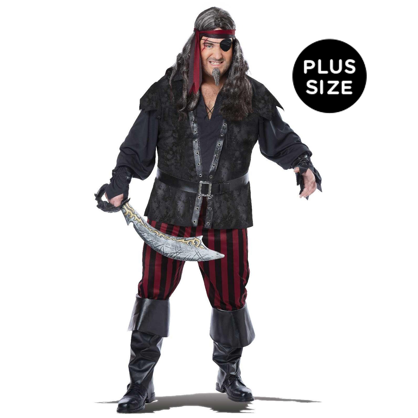 Ruthless Pirate Rogue Adult Plus Size Costume