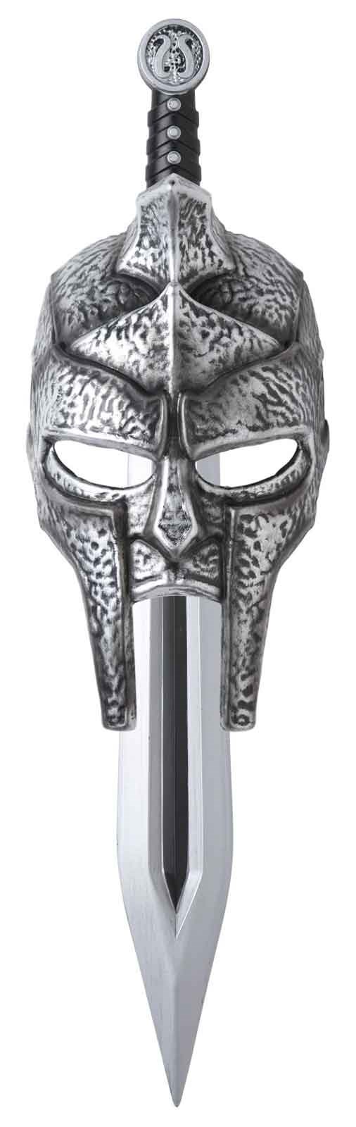 Roman Gladiator Mask And Sword Set