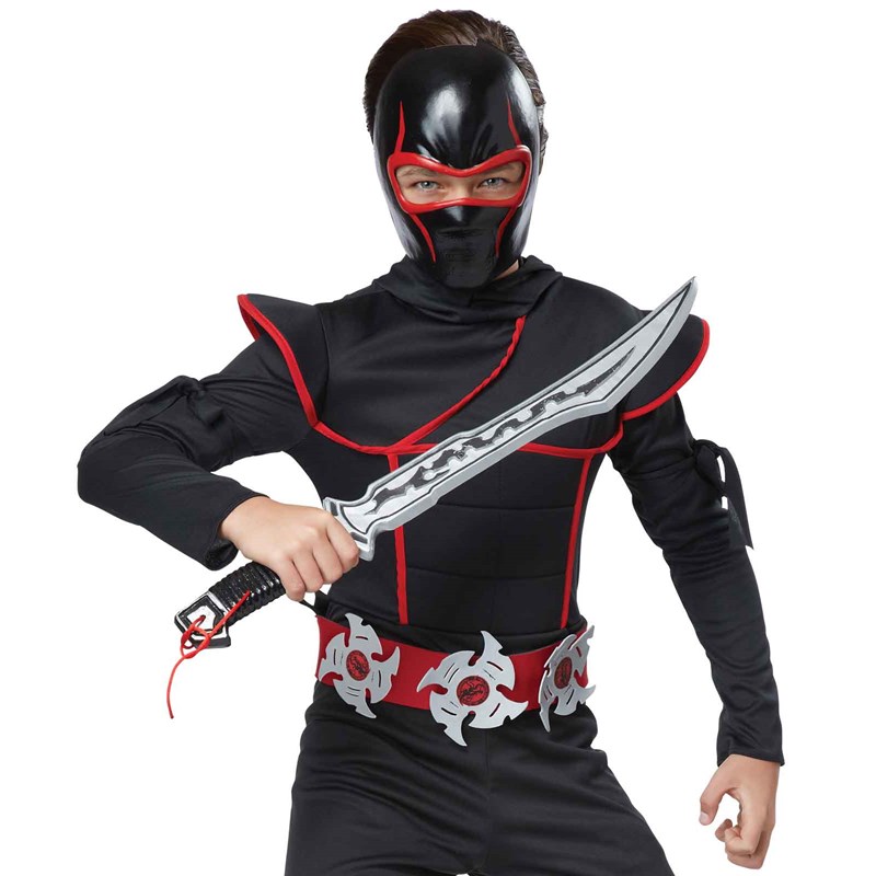 Stealth Ninja Mask And Sword Set for the 2022 Costume season.