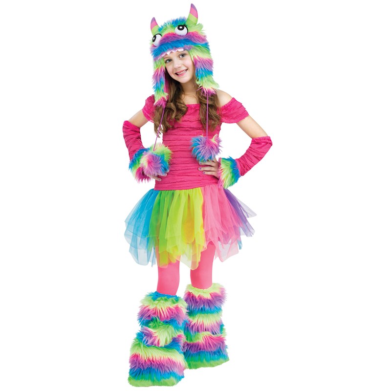 Rainbow Monster Child Costume for the 2022 Costume season.