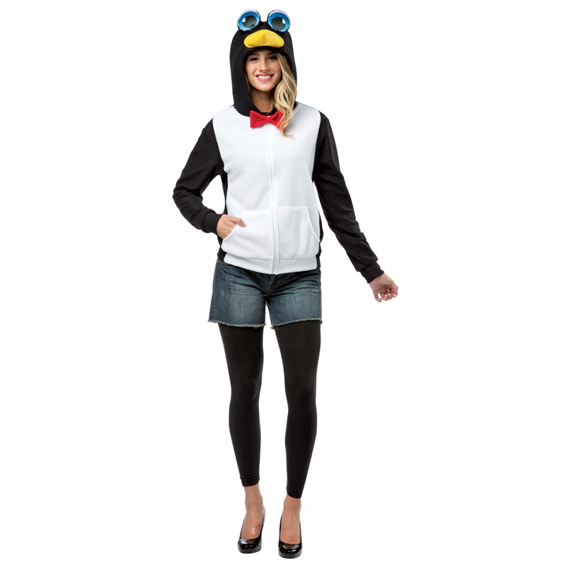 Black And White Penguin Hoodie for the 2022 Costume season.