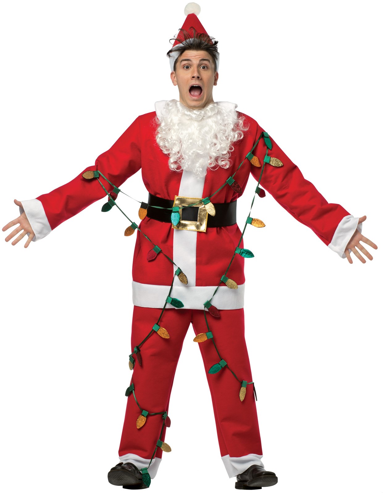 National Lampoons Christmas Vacation - Adult Light Up Santa Costume