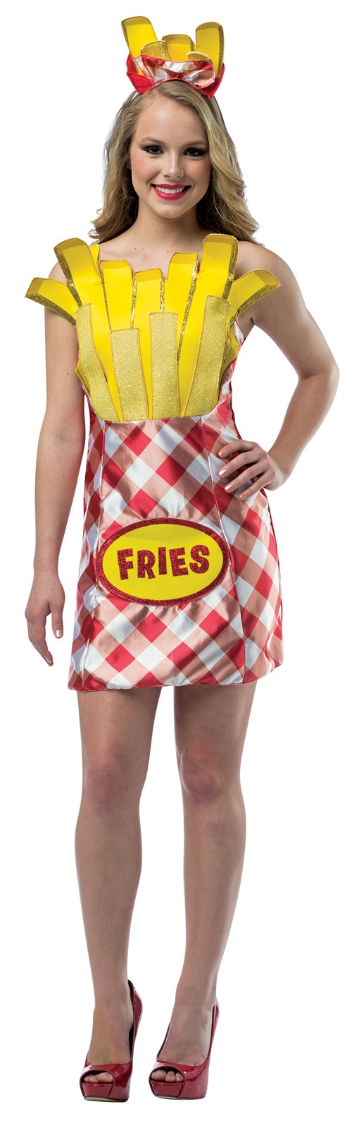 French Fries Womens Dress Costume