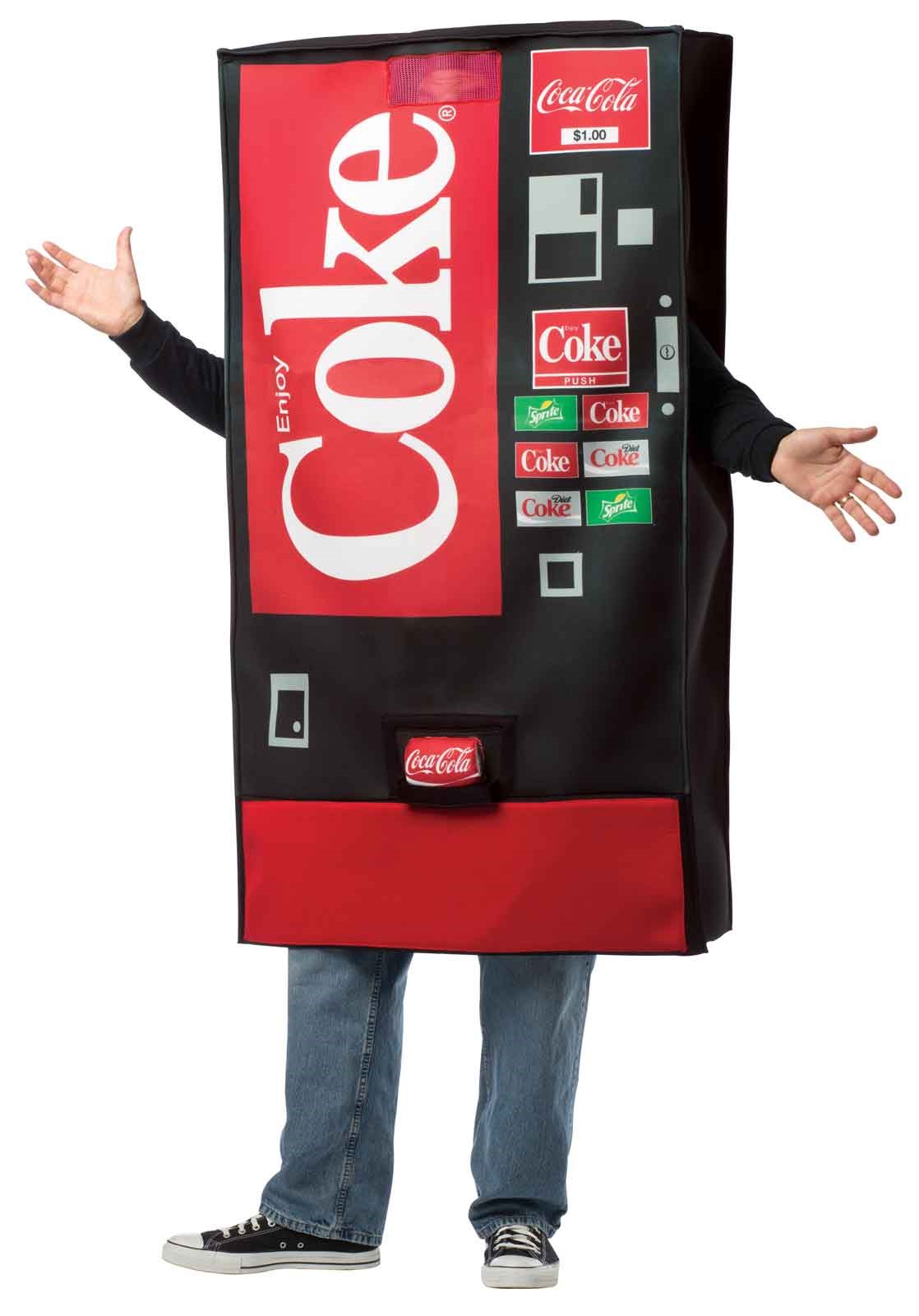 Coke Vending Machine Adult Costume