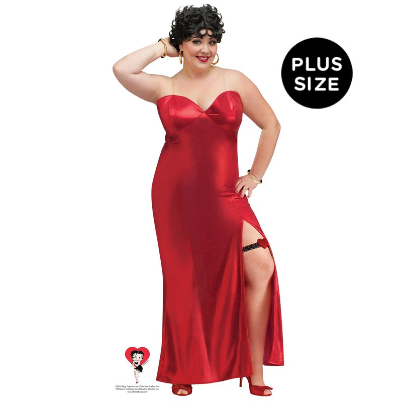 Betty Boop Adult Plus Size Dress Costume for the 2022 Costume season.