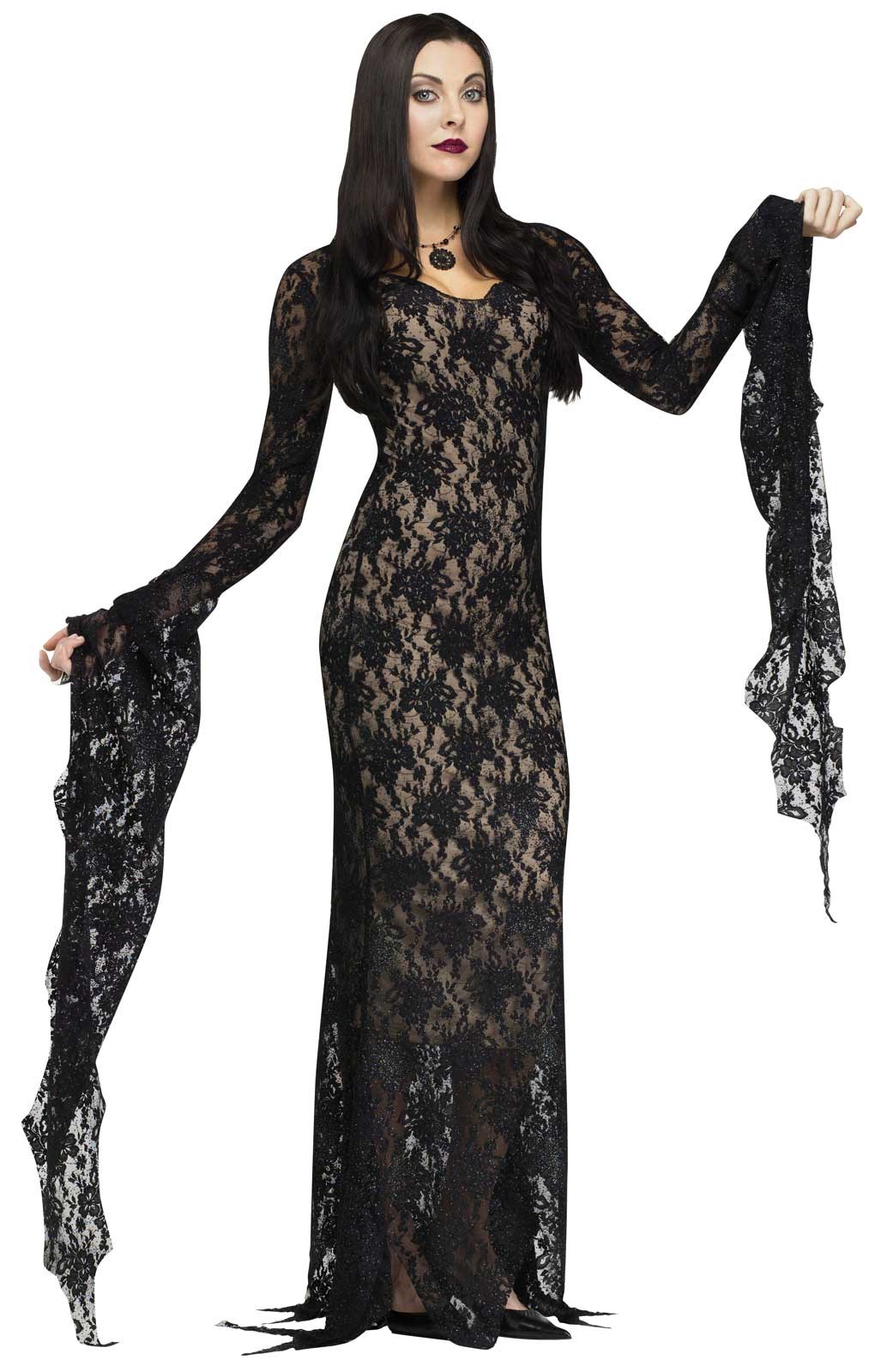 Lace Morticia Dress - Womens Costume