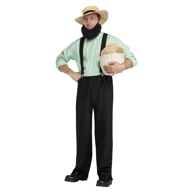 Black Adult Amish Costume for the 2022 Costume season.