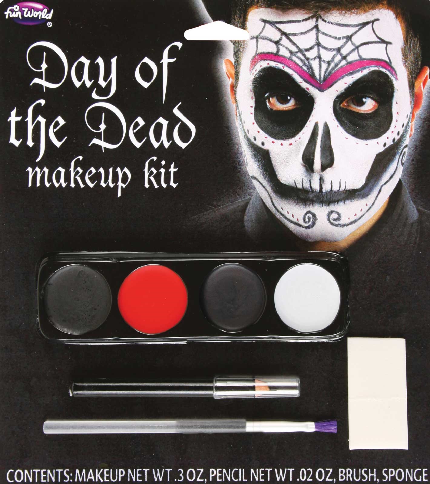 Day Of The Dead Mens Makeup Kit
