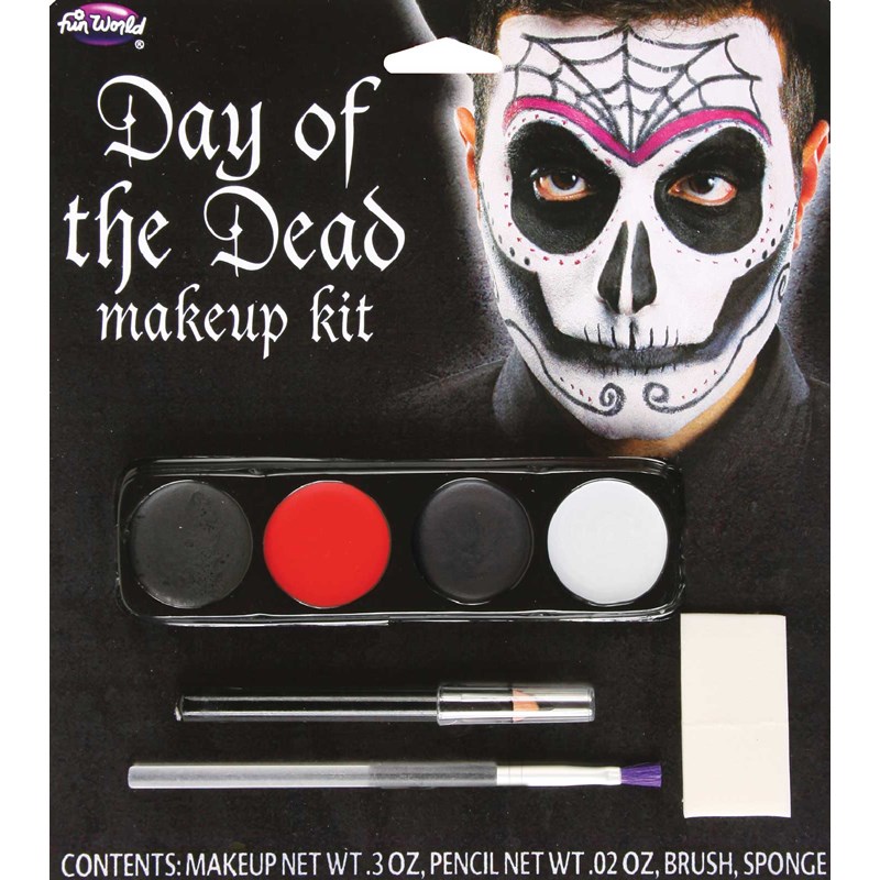 Day Of The Dead Mens Makeup Kit for the 2022 Costume season.