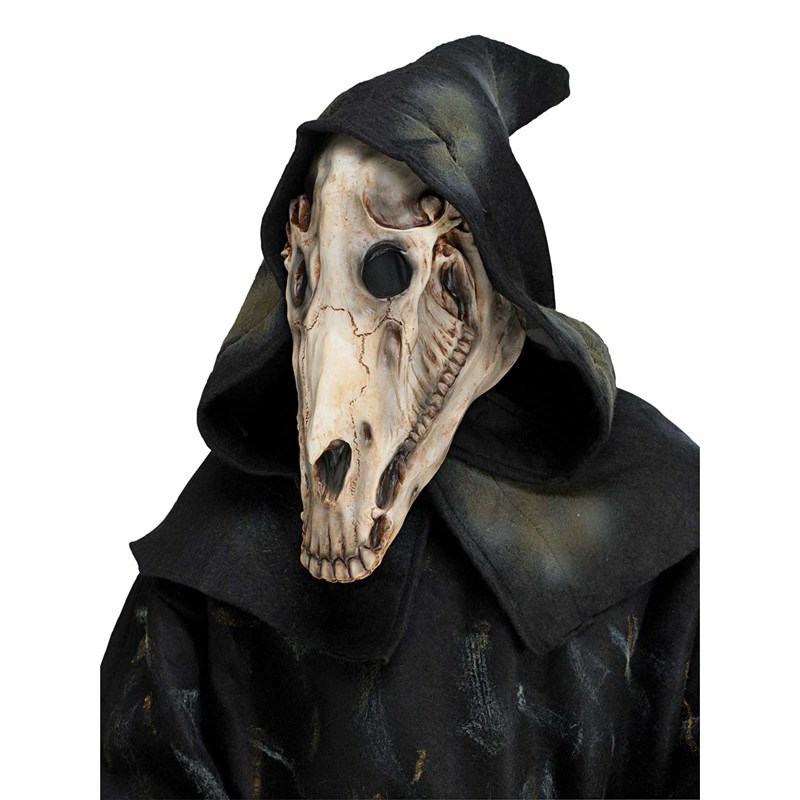 Horse Skull Adult Mask And Hood for the 2022 Costume season.
