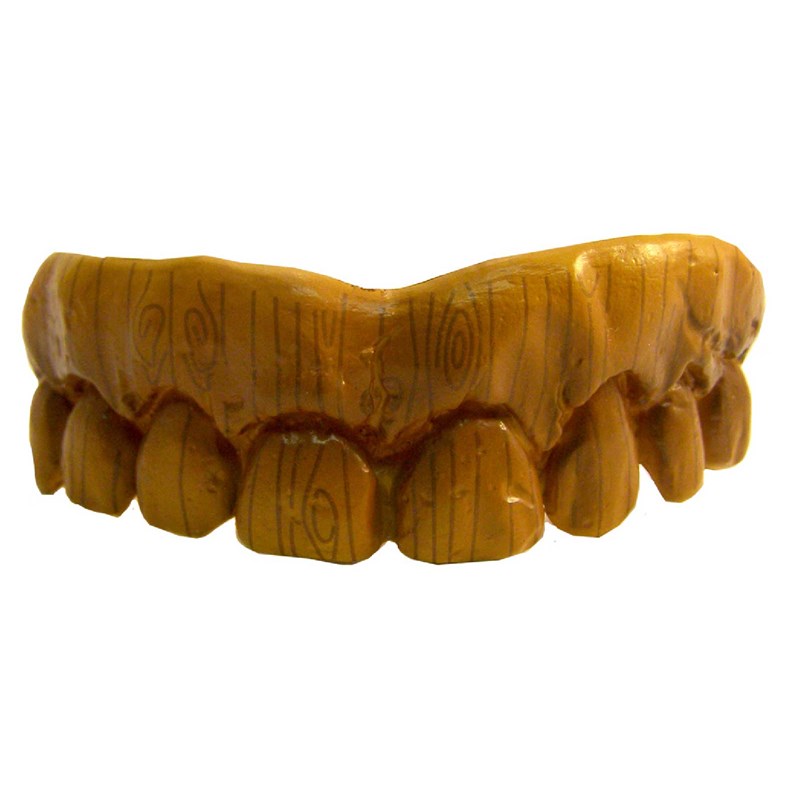 Fake Wooden Teeth for the 2022 Costume season.
