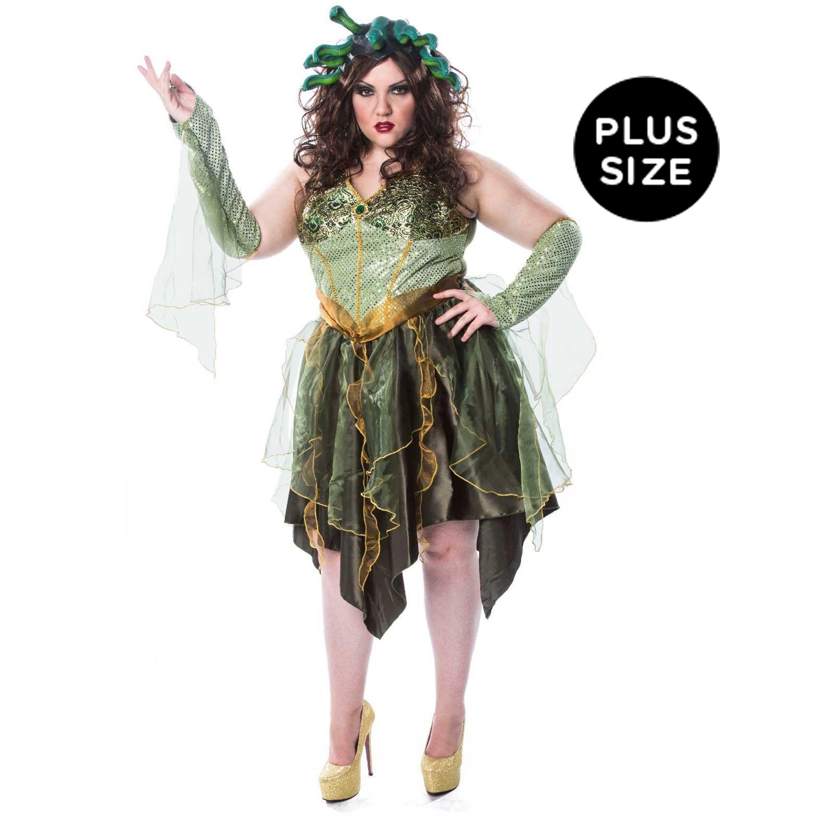 Sultry Medusa Plus Size Adult Costume