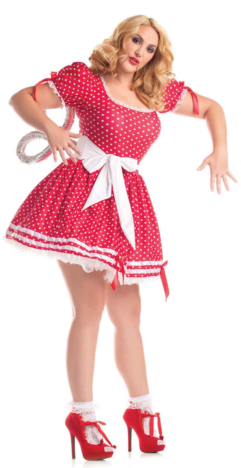 Wind Up Doll - Womens Plus Size Costume