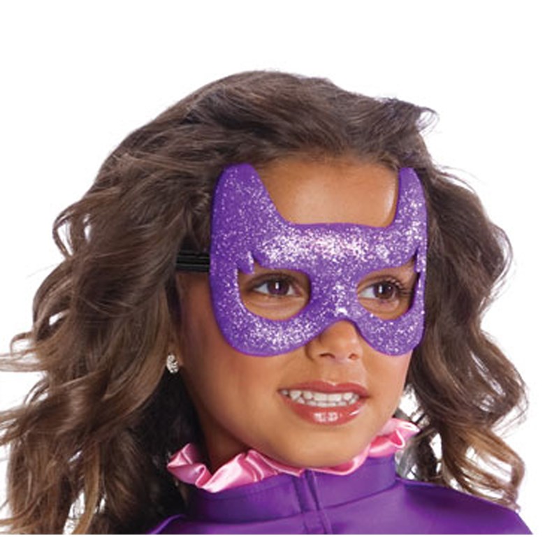 Batgirl Glitter Mask for the 2022 Costume season.