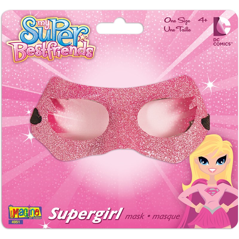 Supergirl Glitter Mask for the 2022 Costume season.