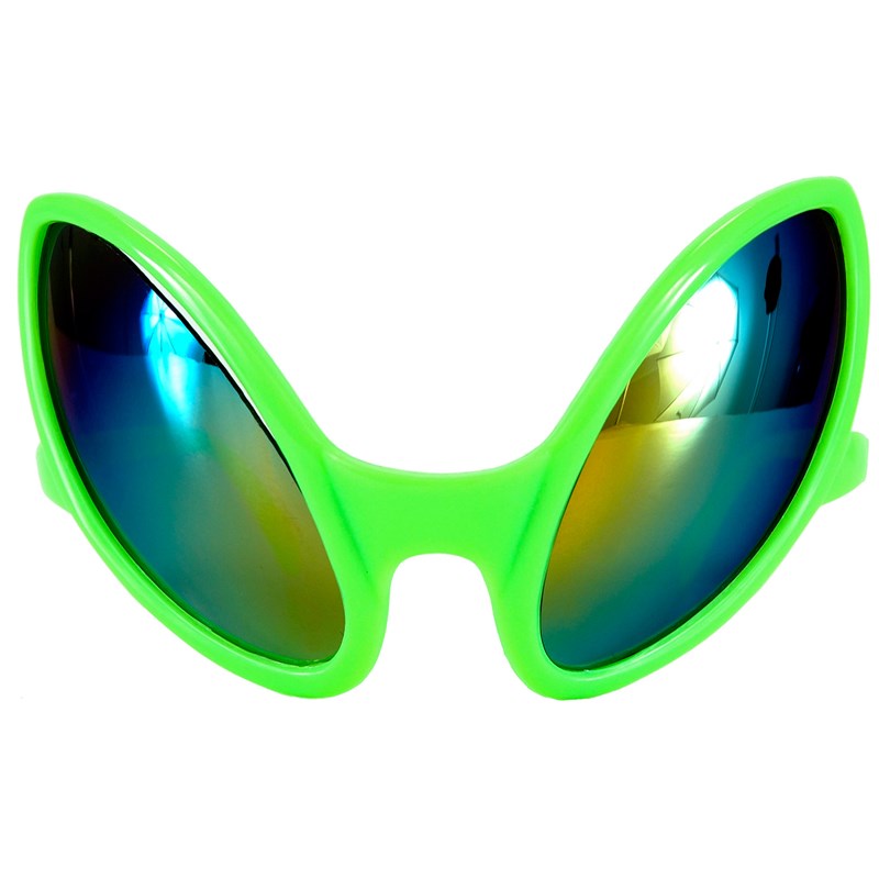 Close Encounter Green Alien Glasses for the 2022 Costume season.