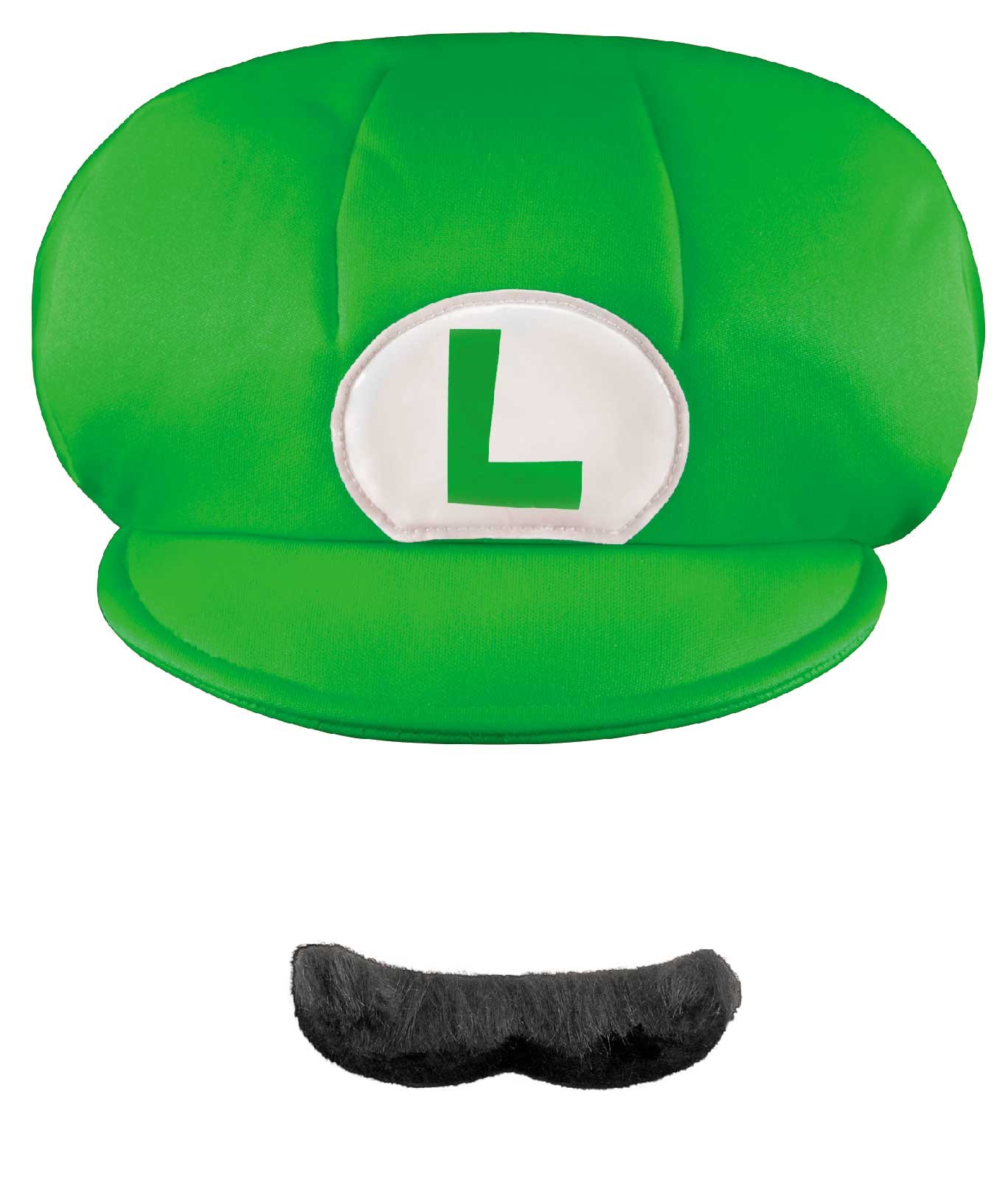 Super Mario Brothers Luigi Kids Hat & Mustache