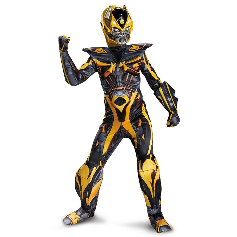 Transformers Age of Extinction   Prestige Bumblebee Kids Costume for the 2022 Costume season.