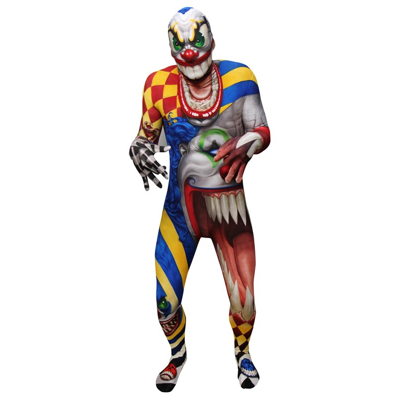 Monster Collection   Adult Creepy Clown Morphsuit for the 2022 Costume season.