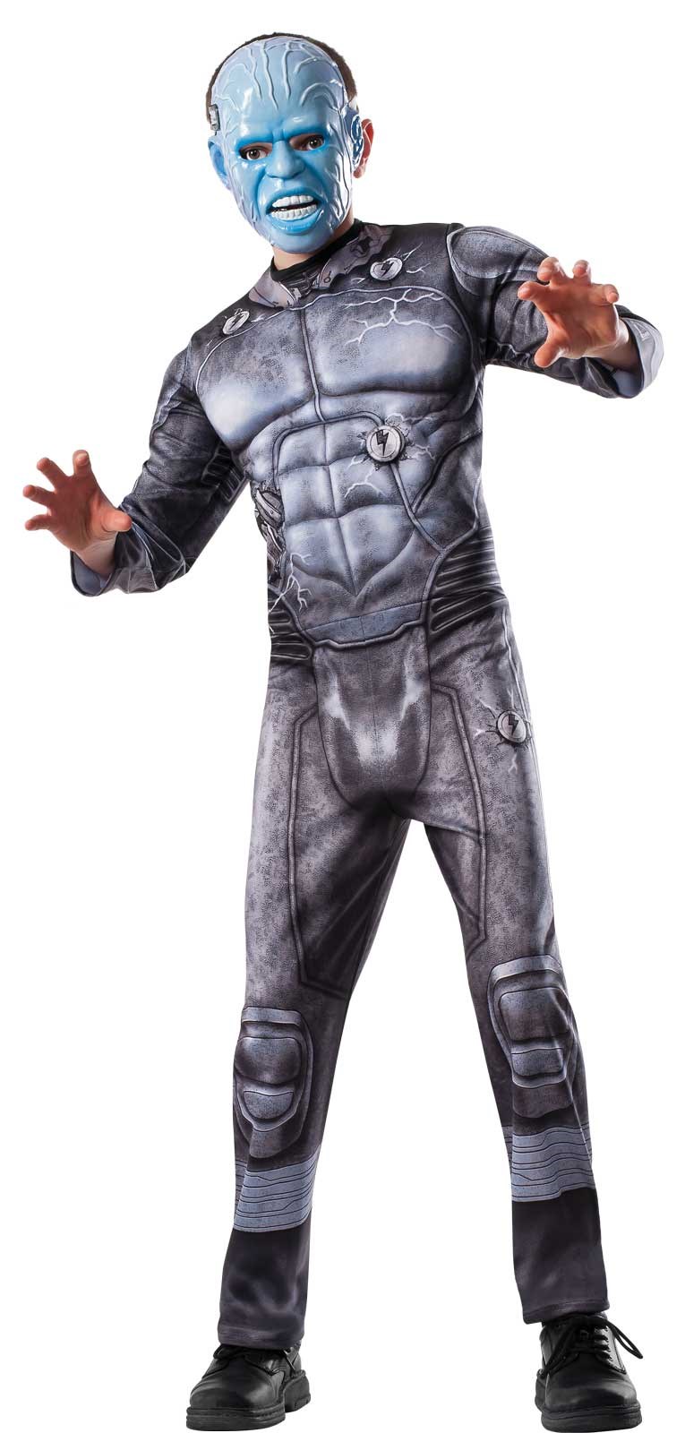 New Official The Amazing Spider-Man 2 Movie Deluxe Electro Child Costume