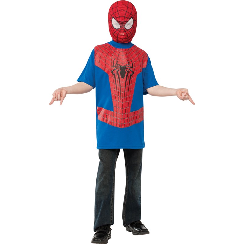 New Official The Amazing Spider Man 2 Movie Spider Man Child T Shirt for the 2022 Costume season.