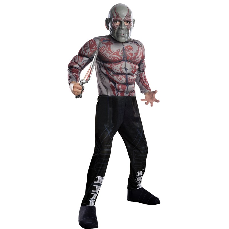 Guardians of the Galaxy   Deluxe Drax the Destroyer Kids Costume for the 2022 Costume season.