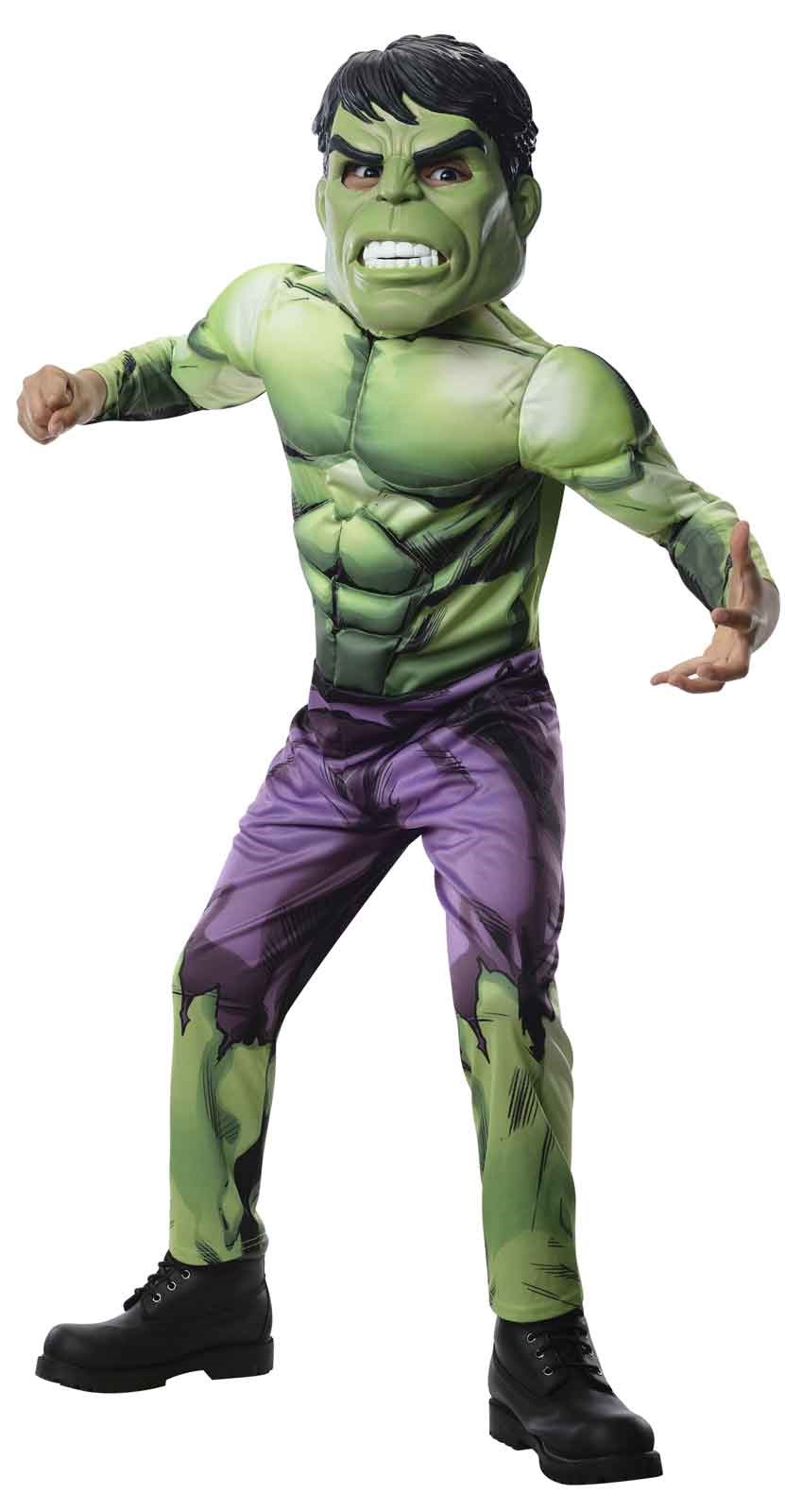 Avengers Assemble Deluxe Hulk Kids Costume