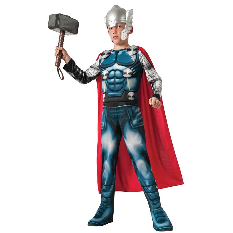 Avengers Assemble Deluxe Thor Kids Costume for the 2022 Costume season.