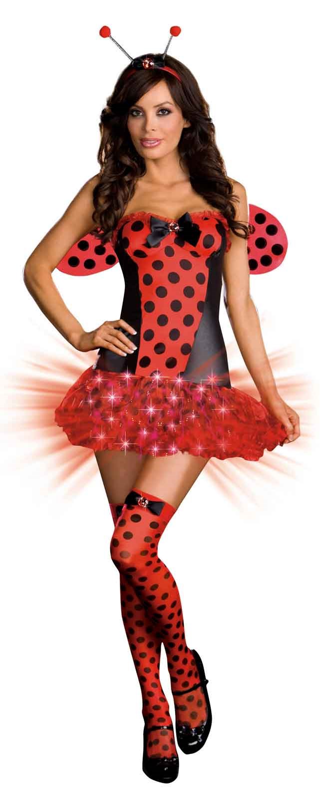 Light Me Up Ladybug Adult Costume