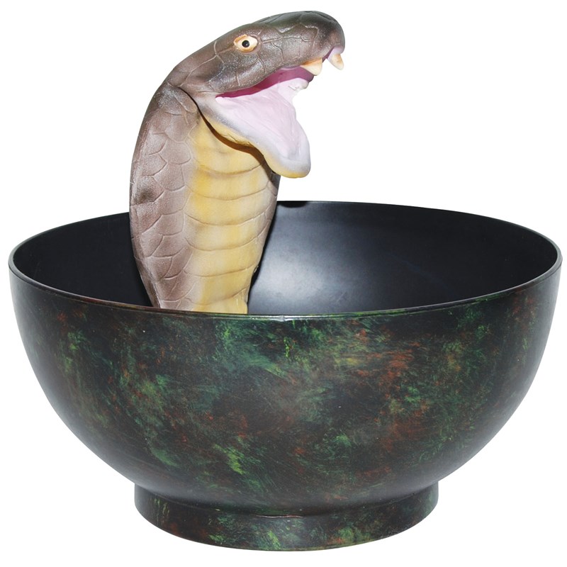 Animated Striking Cobra Candy Bowl for the 2022 Costume season.