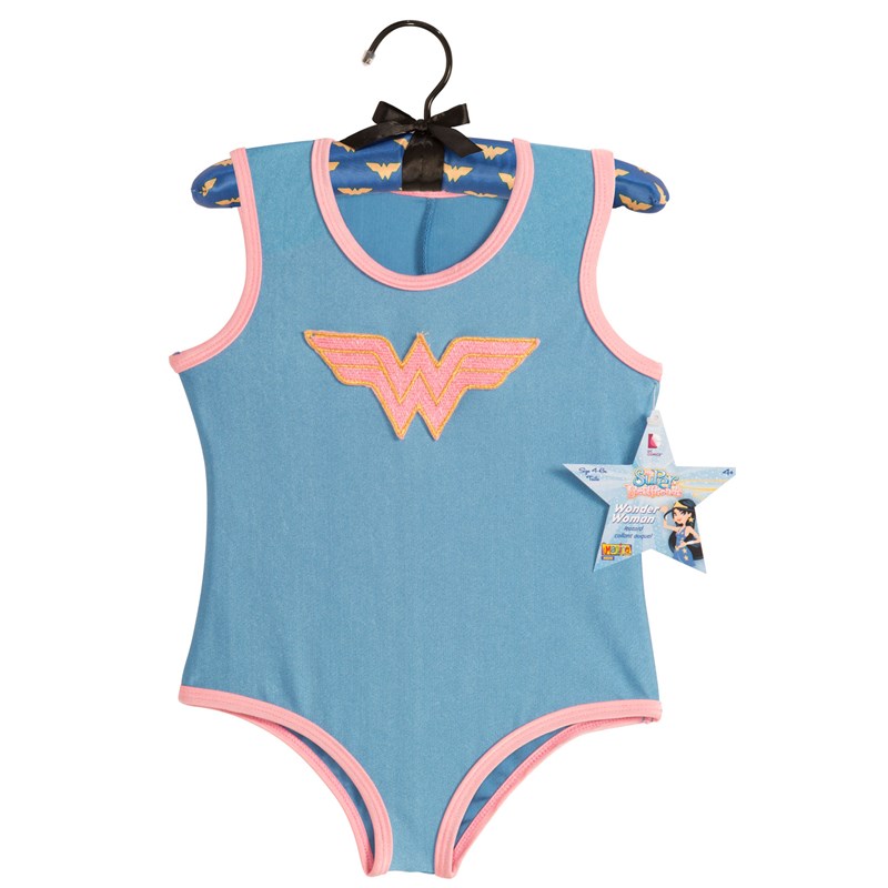 Wonder Woman   Leotard with Puff Hanger Child for the 2022 Costume season.