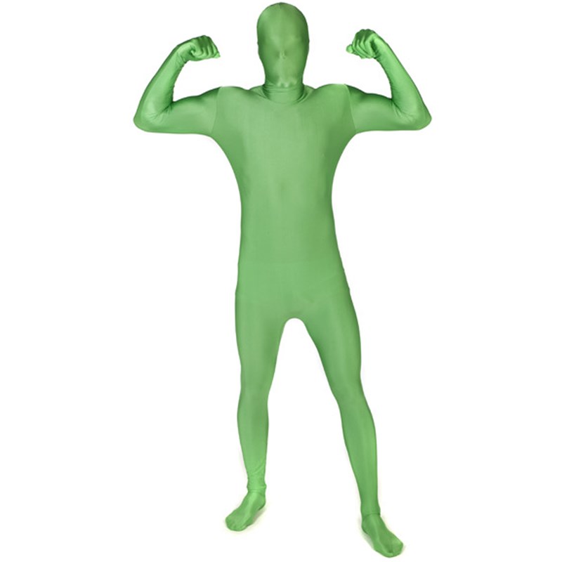 Green Adult Morphsuit for the 2022 Costume season.