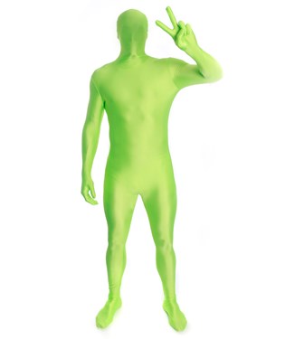 Green Glow Adult Morphsuit